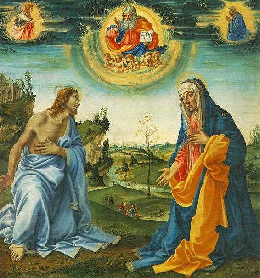 The Intervention of Christ and Mary, Filippino Lippi